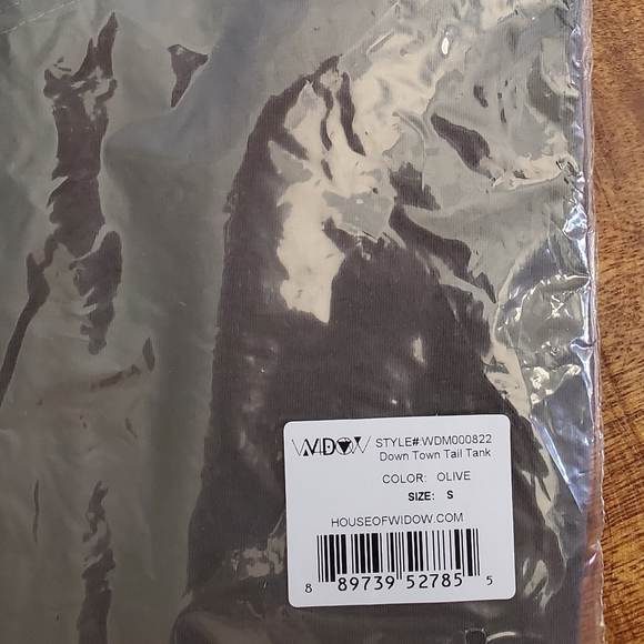 💚 Widow Down Town Tail Tank 💚 - Picture 3 of 8